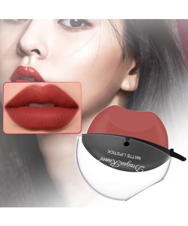 Long-Lasting Velvet Lip Gloss & Matte Lipstick Cream - Waterproof Lip Shape Lipstick #03 | International Shipping - Buy Online on GoSupps.com