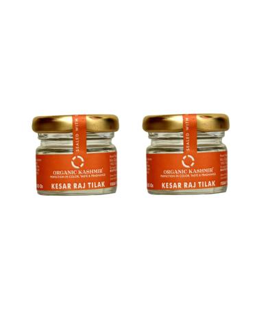 Spacetouch - Set of 2 organic saffron sheets of organic quality - Tilak 3g