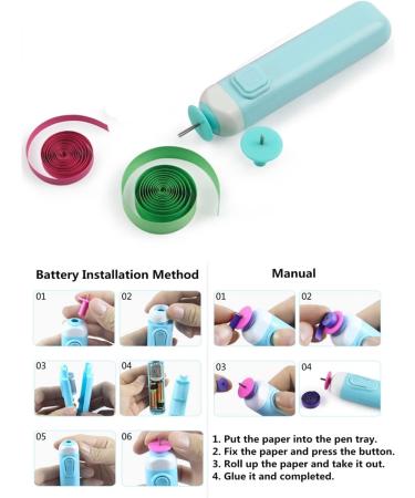 Electric 2-in-1 Quilling Slotted Tool for General & Wider Paper Strips - Buy Online on GoSupps.com