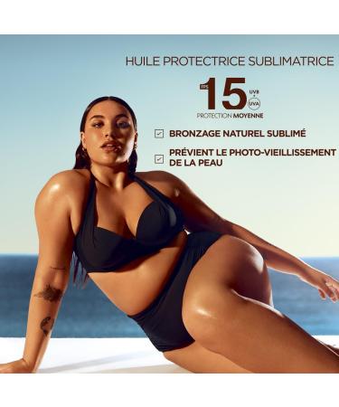 Garnier Ambre Solaire Ideal Bronze Sublimation Protective Oil Tan Sublimation Protective Oil FPS15 - Buy Online on GoSupps.com