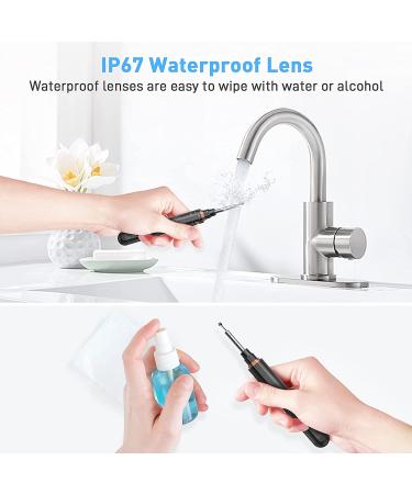 AWELOR Ear Wax Removal Camera - 1296P HD Endoscope Ear Cleaner for iPhone, iPad & Android - Wireless Otoscope with 6 LED Lights - Buy Online on GoSupps.com
