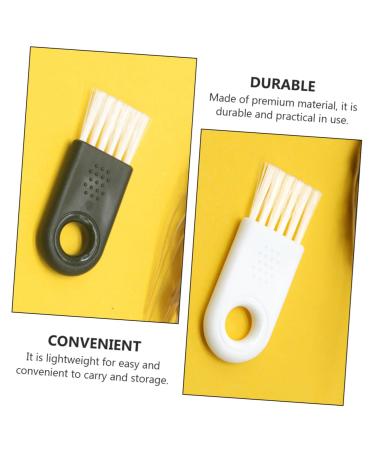 Minkissy 80 STK Cleaning Brush Set - Mini Cleaners for Hair Clippers Keyboard & Electric Shaver - Soft Fur White & Black - Perfect for Dust & Dirt Removal - Buy Online on GoSupps.com