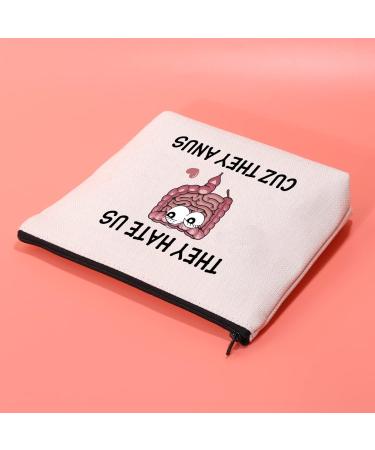 JXGZSO Funny Colon Cosmetic Bag - Perfect Doctor Gifts for Gastroenterologists | Colon Surgery Recovery - Buy Online on GoSupps.com