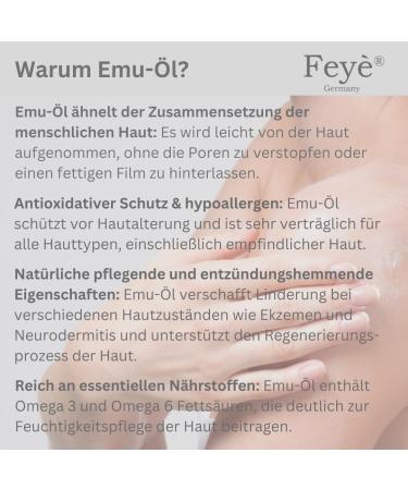 Fey Care Lotion with Emu Oil - Gentle Body Lotion for Dry Mature & Stressed Skin | Relieves Neurodermatitis & Itching - Day and Night Cream - Buy Online on GoSupps.com