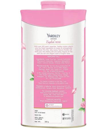 Yardley London - English Rose Perfumed Talc for Women 250g - Buy Online on GoSupps.com