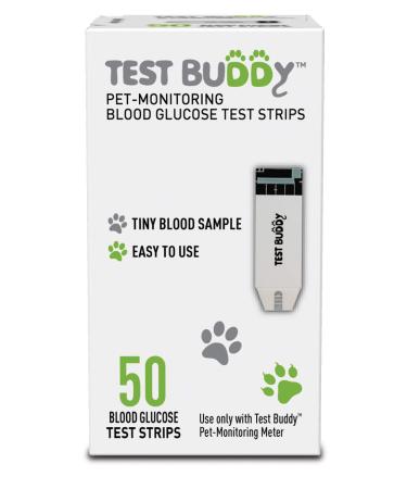 Test Buddy Pet-Monitoring Blood Glucose Test Strips for Dogs and Cats- 50 ct.