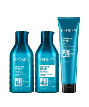 Redken Extreme Long Shampoo 300ml, Conditioner 300ml and Sealant 150ml