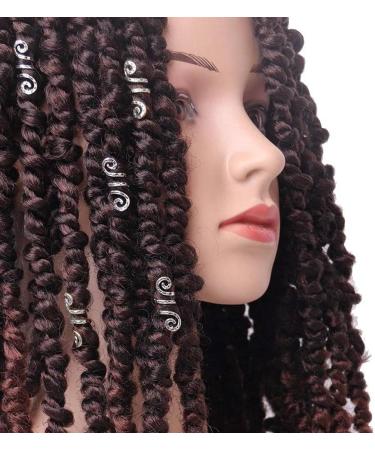 Vintage Silver Braid Hair Rings Cuffs | Dreadlock Beard Beads & Clips - Unisex Accessories for Hair - Buy Online on GoSupps.com