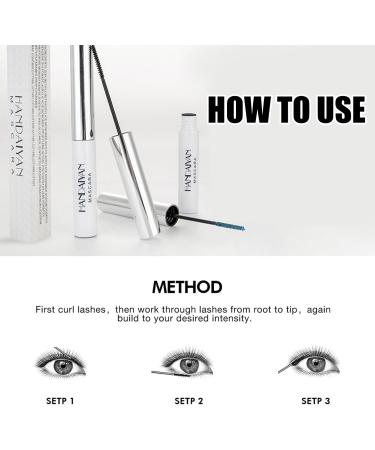 HISUNBEN Yellow Mascara Water Resistant Long Lasting Voluminous Curly Extension Mascara Makeup for Christmas Halloween Parties Weddings - Buy Online on GoSupps.com