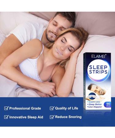 Mouth Tape for Sleeping Anti Snoring - 90 pcs Sleep Strips for Breathing Prevention and Improved Sleep Quality - Buy Online on GoSupps.com