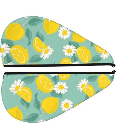 Super Absorbent Microfiber Hair Towel - Lemons Chamomile Coral Velvet Wrap for Long Curly Thick Hair | Quick Dry Soft Towel for Women - Buy Online on GoSupps.com