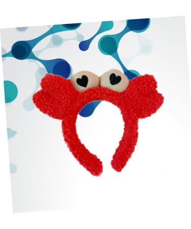 minkissy Animal Cosplay Headwear Plush Animal Hair Hoop Cosplay Animal Hair Hoop Sea Animal Costume Headband Plush Crab Headband Makeup Headband Hair Hoops Hair Accessories Make up Girl One Size Red - Buy Online on GoSupps.com