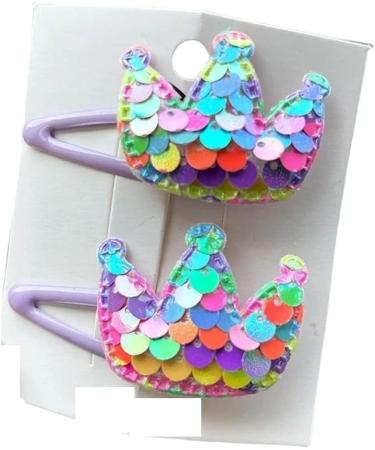 New 2025 2Pcs New Cute Scaly Heart New For Fashion Hairpins Headwear Hairgrip Hair Clips Barrettes Hair Accessories Jewelry Fashion Accessories Creative Gift - Buy Online on GoSupps.com