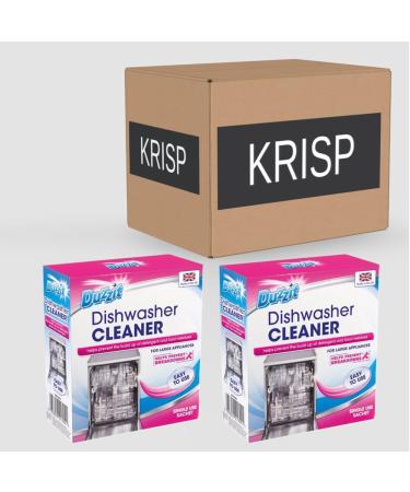 2 x 75g Dishwasher Cleaner Limescale Detergent Cleaning Powder Household Large Appliances - Buy Online on GoSupps.com