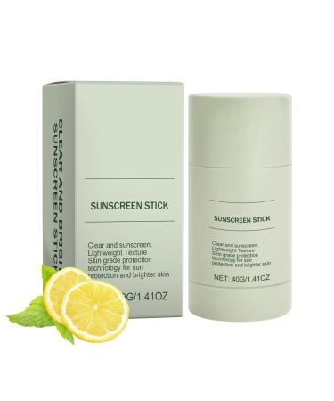 Sunscreen Stick with Broad Spectrum Lightweight Water-Resistant Sunscreen with Oil-Free