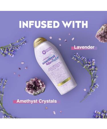 OGX Calming + Amethyst & Lavender Body Scrub & Wash Gently Exfoliating 19.5 fl oz - Buy Online on GoSupps.com
