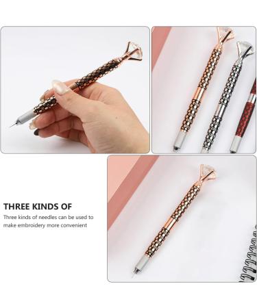 Ipetboom 2pcs for Makeup Manual Pen Needles Head Eyebrow Embroidered Permanent Microblading - Buy Online on GoSupps.com