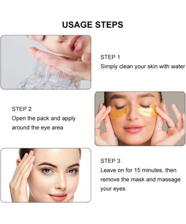 Gold Eye Mask Gold Under Eye Patches Under Eye Masks Women Undereye Mask 18 Pairs Under Eye Treatment Masks Gold Under Eye Treatment Mask Reducing Dark Circles Moisturizing Anti-Wrinkle - Buy Online on GoSupps.com