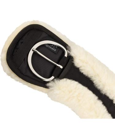 Equinate Western Moon Belt - Anatomically Real Lambskin Saddle Strap | Short Western Belt 65-85cm | Available in Brown & Black - Buy Online on GoSupps.com