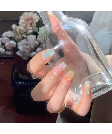 Colorful Handmade Wearing Nail Art Patches Fake Nails Detachable Nail Art(XS) - Buy Online on GoSupps.com