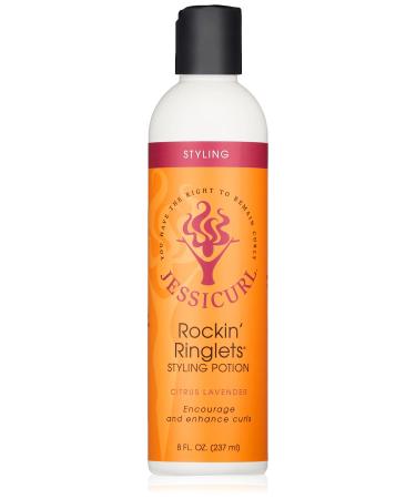 Jessicurl  Rockin' Ringlets Styling Potion  Curl Enhancer with Flaxseed Extract  Curl Defining Styler for Curly Hair and Frizz Control Citrus Lavender 8 Fl Oz (Pack of 1)