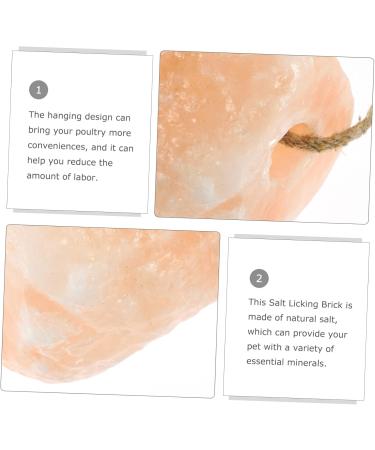 HANABASS Lick Salt Block Salt Licking Block Nutrition Farm Animals Salt Hanging Salt Block Farm Supply - Buy Online on GoSupps.com