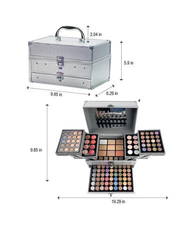 VERONNI 132 Colors All-In-One Makeup Palette | Professional Eyeshadow Lipstick Concealer & Contour Kit for Women - International Shipping Available - Buy Online on GoSupps.com