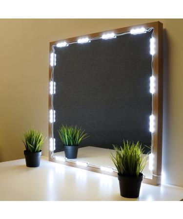 Samsung Crystal Vision LED Makeup Mirror Light Kit - Dimmable Vanity Lighting, 75 Bulbs, 12.5ft UL Power Supply, Cool White - Buy Online on GoSupps.com
