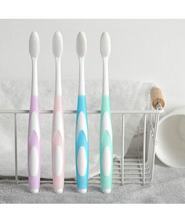 Zumaha Compact Medium-Soft Toothbrush - 10 Travel Toothbrushes for Deep Cleaning Stain & Plaque Removal | Ergonomic Design - Buy Online on GoSupps.com
