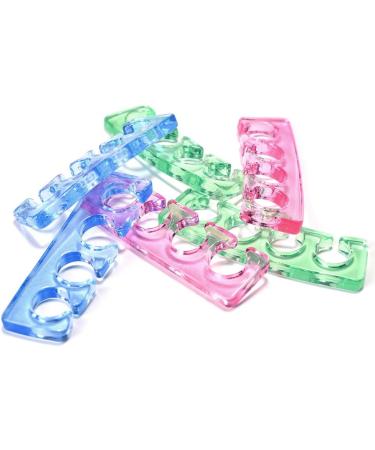 Soft Gel Toe Separators for Pedicure - Green Silicone Toe Spacers for Nail Art - Buy Online on GoSupps.com