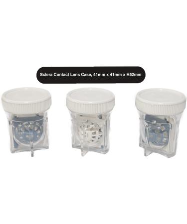 Sports World Vision Scleral Contact Lens Container - 3-Piece Ventilated Protective Cover for Easy Daily Use - Buy Online on GoSupps.com