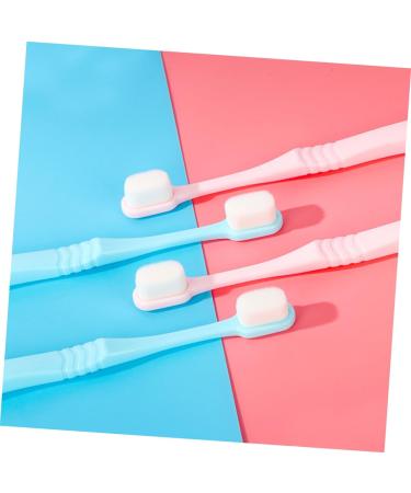 Clispeed 4-Piece Soft Bristle Toothbrush Set | Sensitive Teeth Care | Manual Protection for Family | Charcoal & Japan Design | Ideal for Adults & Pregnant Women - Buy Online on GoSupps.com