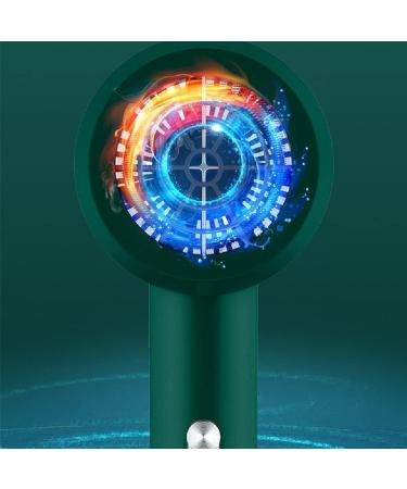 Professional Ion Salon Hair Dryer Powerful Ceramic Tourmaline Hair Dryer Professional Ion Silent Hair Dryer Attachments-best Soft Touch Body (Black) Green white - Buy Online on GoSupps.com