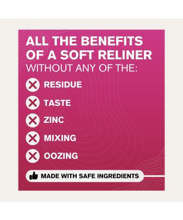 Cushion Grip Thermoplastic Denture Adhesive | Secure Loose-Fitting Dentures & Partials | Non-Glue Soft Reliner | 10-Pack - Best for Comfort & Hold - Buy Online on GoSupps.com