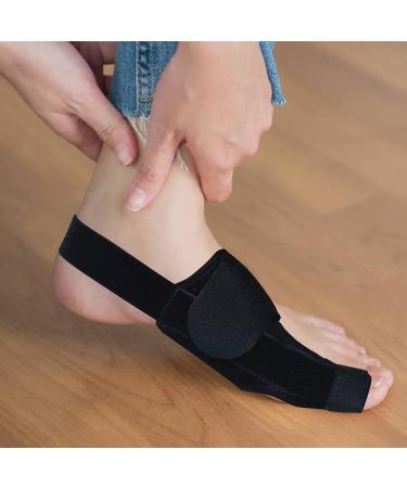 MOONSMILE Bunion Corrector (1 Pair) - Night Bunion Splint & Toe Straightener for Pain Relief - Black - Buy Online on GoSupps.com
