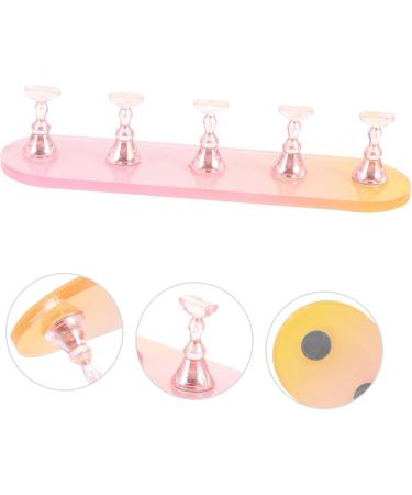 minkissy 1 Set Nail Practice Holder Nail Stands for Nail Painting Convenient Nail Display Magnetic Nail Racks Nail Art Decoration Training Nail Stands Nail Decor Press Nail Plastic Cosmetic - Buy Online on GoSupps.com