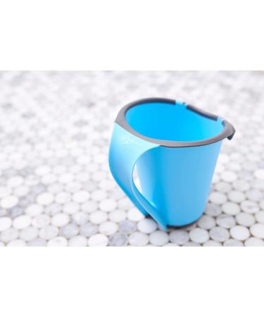 FRESH FROG Cascada Rinse Cup - Tear-Free Waterfall Rinser - Made in USA (Blue) - Buy Online on GoSupps.com
