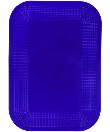 Dycem Non Slip Rectangular Pad Grip Assistance Stop Cutlery Cups and Objects from Rolling or Sliding Perfect for Eating Studying or Activities Wheelchair Accessories Blue 35 x 25 cm - Rectangular