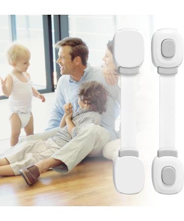 Billybath Premium Baby Cabinet Locks - Child Safety Drawer & Refrigerator Locks No Drill Installation Strong Glue 6 Pieces - Gray - Buy Online on GoSupps.com
