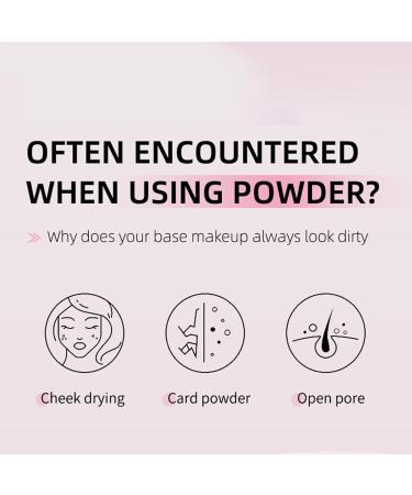  G n rique Setting Powder Finishing Powder Lightweight Oil Control Concealer Pressed Cream Long-Lasting Fixing Formula Natural Brightening for Sensitive Skin Women Makeup 4.5 g - Buy Online on GoSupps.com