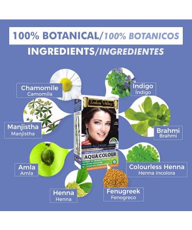 Indus Valley Aqua Hair Color - Light Brown | Allergy-Free Organic Hair Dye for Gray Coverage - Buy Online on GoSupps.com