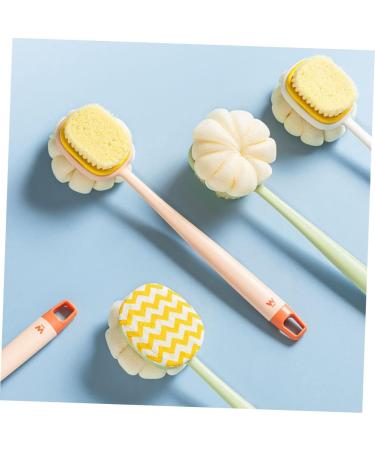 BELLIFFY Exfoliating Bath Brush Loofah Scrubber for Men - Shower Body Brush with Handle - Buy Online on GoSupps.com