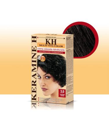 SOCO Keramine H cream restaurant cream Castano dark 3 packages 110 ml total 330 ml - Buy Online on GoSupps.com