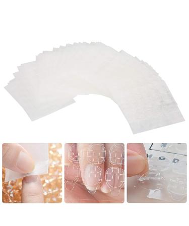 50 Sheets Fake Nail Glue - Double Sided Waterproof Transparent Gel Nail Tape for Reusable Fake Nails | Best International Shipping - Buy Online on GoSupps.com