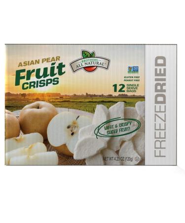 Brothers All-Natural Fruit Crisps - Asian Pear (Pack of 24) | Healthy Snack - Buy Online on GoSupps.com