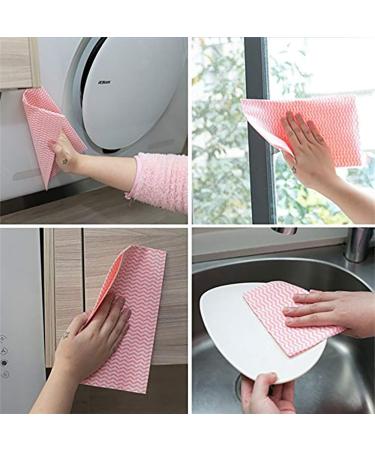 UKEENOR Disposable Dish Cloth J Cloth Reusable Cleaning Cloth Disposable Heavy Duty Dish Towels Dish Cloth Reusable Kitchen J Clothes 60 count 11.9"X23.7" Blue Absorbent Fast Dry - Buy Online on GoSupps.com