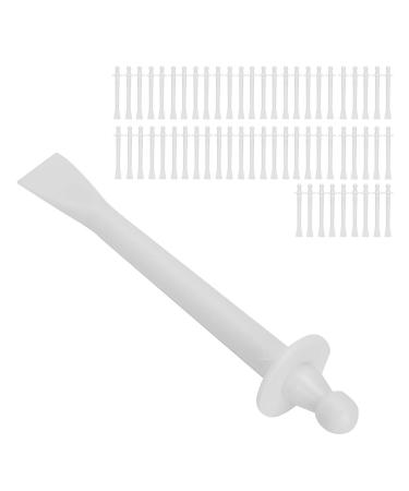 Nasal wax pencils 60 pieces of one -way nose hair removal wax wax nose wax Applicator plastic nose wax pens spatula lips eyebrow wax applicator for trips in the shop