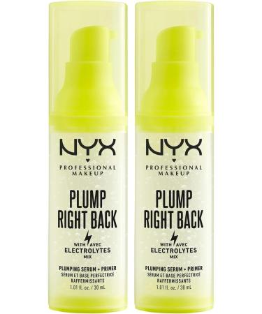 NYX Professional Makeup Plump Right Back Primer & Serum Pack of 2 x 30 ml