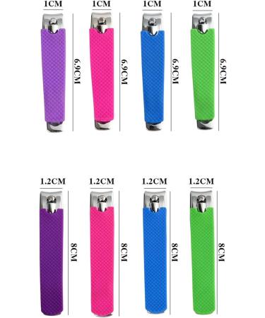 HCHGJKN Nail Clippers Large And Small Nail Clippers Four-color Plastic Nail Clippers 360 Degree Nail Clippers Stainless Steel Nail Clippers(Blue S) S Blue - Buy Online on GoSupps.com