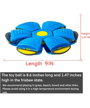 Yeahboom Frisbee Ball for Dogs | Premium Flying Dog Toy - Blue | Ideal Pet Frisbee & Ball Toys for Interactive Play - Buy Online on GoSupps.com